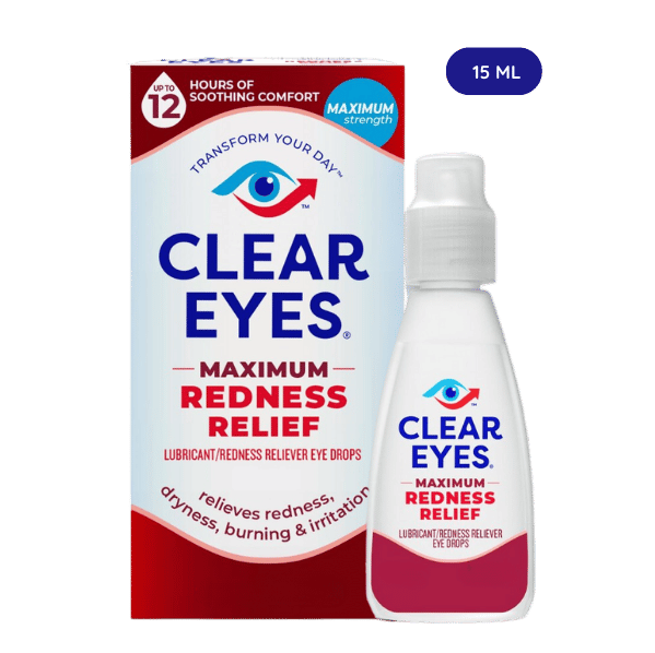 Clear Eyes Maximum Redness Relief | Oogdruppels