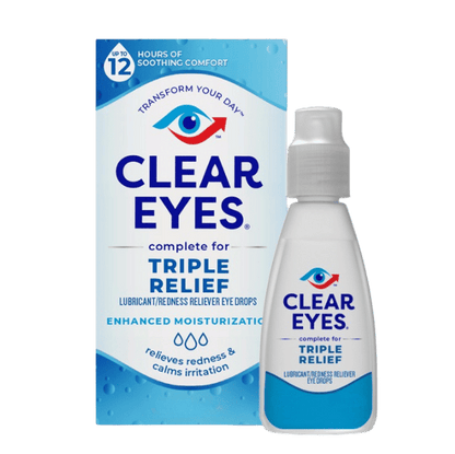 Clear Eyes Triple Action Redness Relief | Oogdruppels